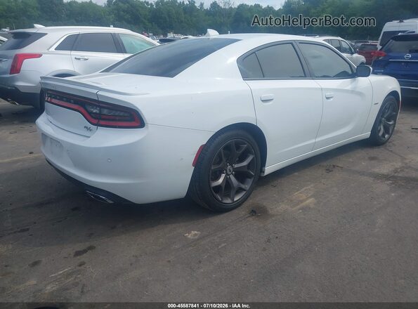 2C3CDXCT3JH248437 2018 DODGE CHARGER Белый Задняя правая четверть