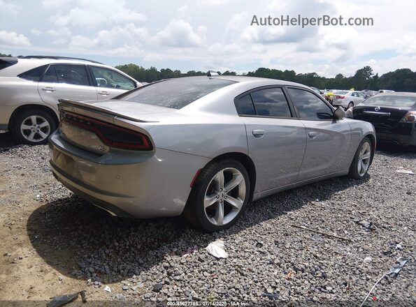 2C3CDXCT3JH260409 2018 DODGE CHARGER Silver Trasero derecho