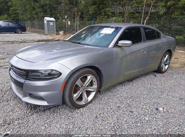 2C3CDXCT3JH260409 2018 DODGE CHARGER Silver Vista tres cuartos delantera izquierda