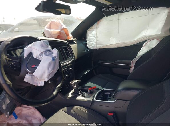 2C3CDXCT3JH291272 2018 DODGE CHARGER Gray წინა სალონის ხედი