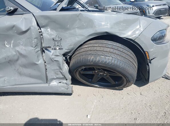 2C3CDXCT3JH291272 2018 DODGE CHARGER Gray წინა ხედი