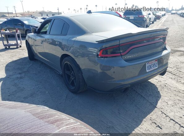 2C3CDXCT3JH291272 2018 DODGE CHARGER Gray უკანა მარცხენა