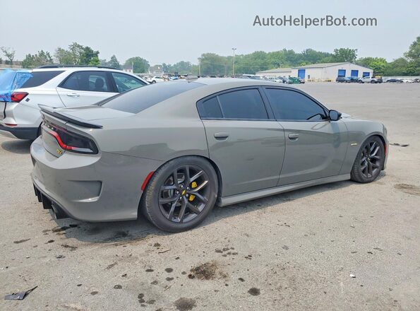 2C3CDXCT3KH520020 2019 DODGE CHARGER Gray Задня права чверть