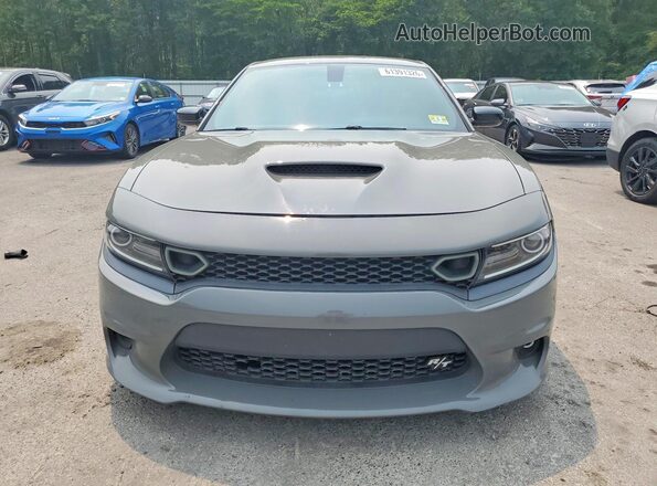 2C3CDXCT3KH520020 2019 DODGE CHARGER Gray Вид спереду