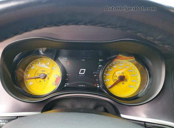 2C3CDXCT3KH520020 2019 DODGE CHARGER Gray Вид щитка приладів