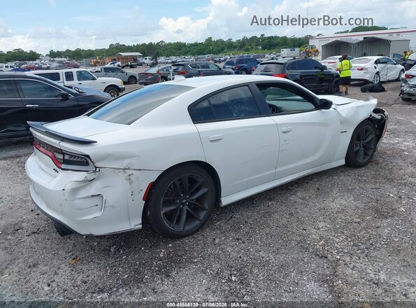 2C3CDXCT3KH568455 2019 DODGE CHARGER White Trasero derecho