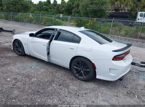 2C3CDXCT3KH568455 2019 DODGE CHARGER White Trasero izquierdo
