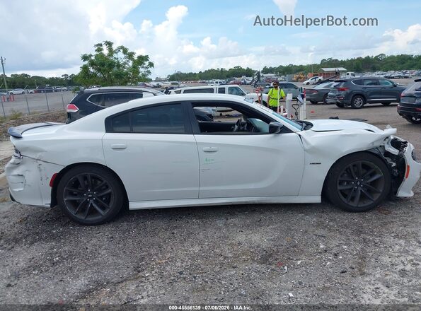 2C3CDXCT3KH568455 2019 DODGE CHARGER White Vista interior trasera