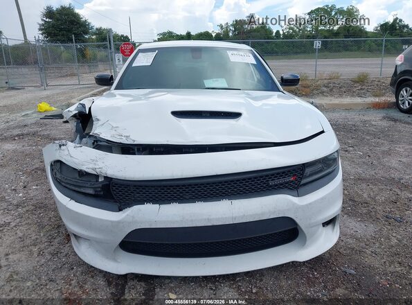 2C3CDXCT3KH568455 2019 DODGE CHARGER White Vista del cuadro de instrumentos