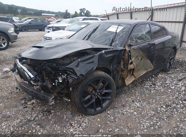2C3CDXCT3MH652004 2021 DODGE CHARGER Черный Передняя левая четверть
