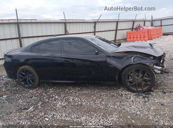 2C3CDXCT3MH652004 2021 DODGE CHARGER Черный Вид задней части салона