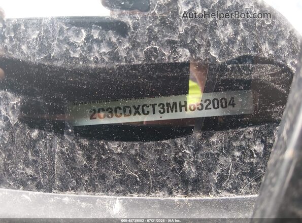 2C3CDXCT3MH652004 2021 DODGE CHARGER Черный Вид подкапотного пространства
