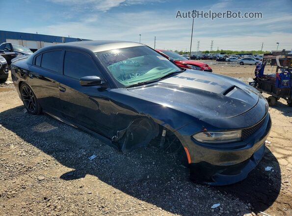 2C3CDXCT3MH671202 2021 DODGE CHARGER Black Przód prawy