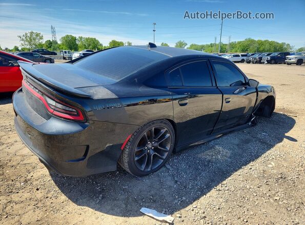 2C3CDXCT3MH671202 2021 DODGE CHARGER Black Tył prawy