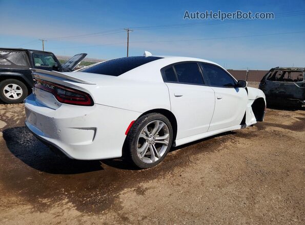 2C3CDXCT3NH132936 2022 DODGE CHARGER White Задня права чверть
