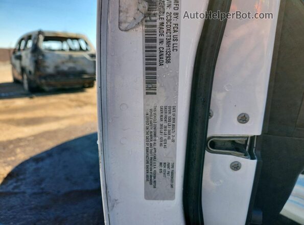 2C3CDXCT3NH132936 2022 DODGE CHARGER White Вид підкапотного простору