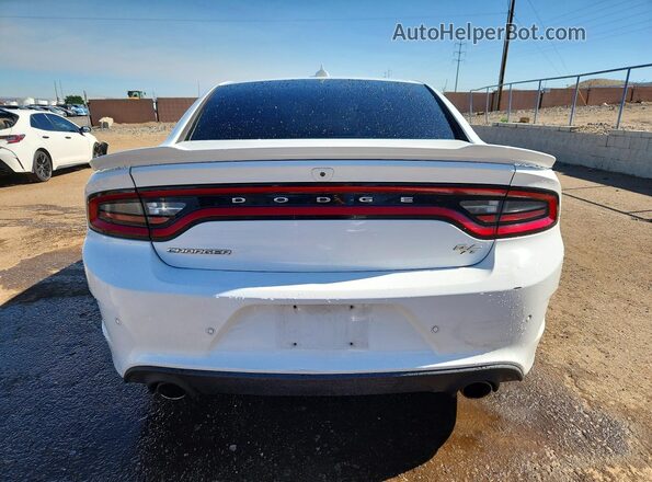 2C3CDXCT3NH132936 2022 DODGE CHARGER White Вид ззаду