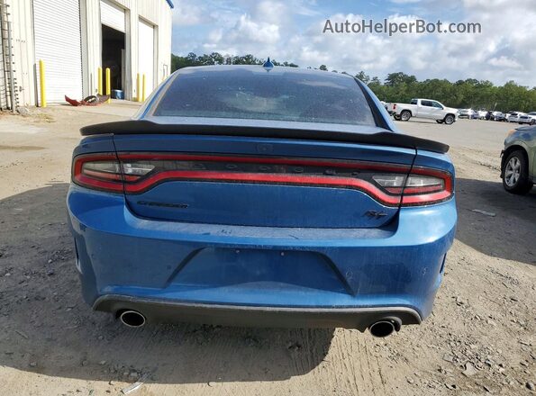 2C3CDXCT3NH235905 2022 DODGE CHARGER Blue Rear view