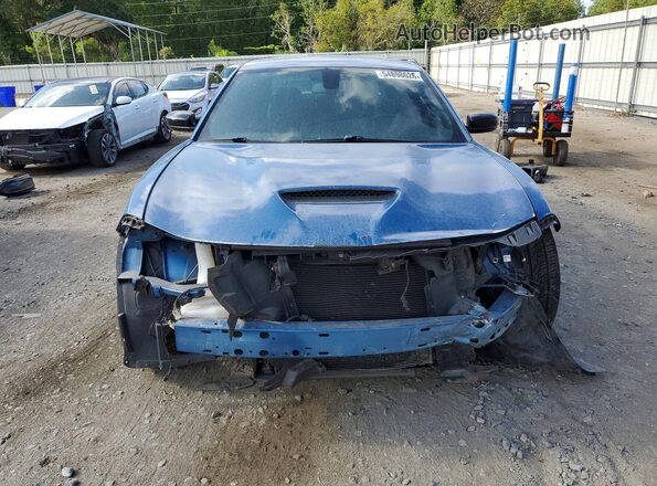2C3CDXCT3NH235905 2022 DODGE CHARGER Blue Front view