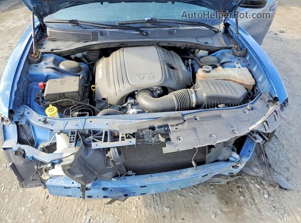 2C3CDXCT3NH235905 2022 DODGE CHARGER Blue Rear interior view