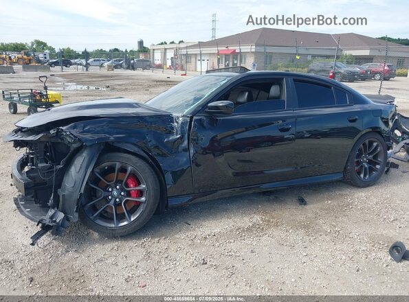 2C3CDXCT3PH505038 2023 DODGE CHARGER Black Przód lewy