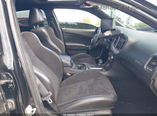2C3CDXCT3PH505038 2023 DODGE CHARGER Black Widok wnętrza z przodu