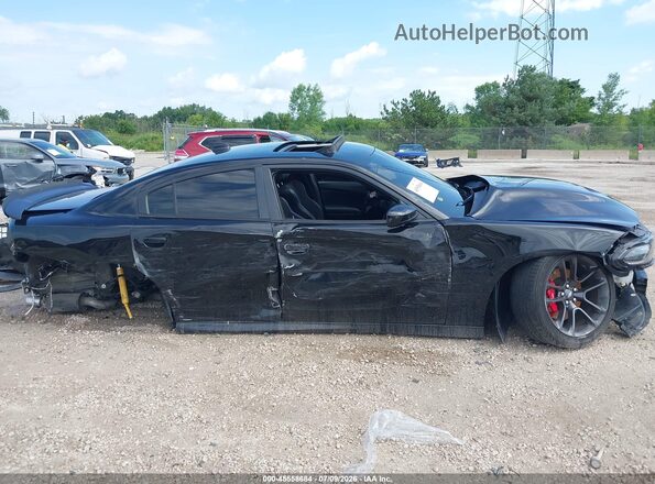2C3CDXCT3PH505038 2023 DODGE CHARGER Black Widok wnętrza z tyłu