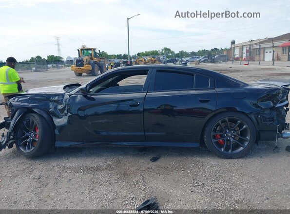 2C3CDXCT3PH505038 2023 DODGE CHARGER Black Widok wnętrza 360 stopni