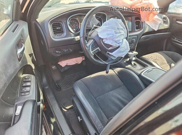 2C3CDXCT4GH241764 2016 DODGE CHARGER Black Вид панелі приладів