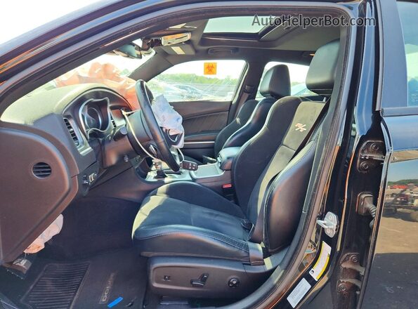 2C3CDXCT4GH241764 2016 DODGE CHARGER Black Вид салону спереду