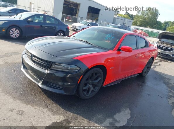 2C3CDXCT4GH247273 2016 DODGE CHARGER Red Vista tres cuartos delantera izquierda