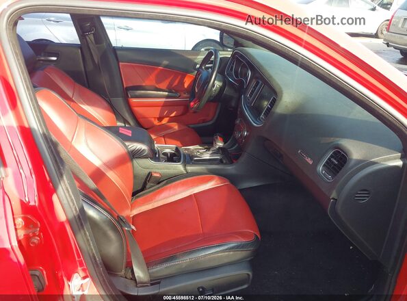 2C3CDXCT4GH247273 2016 DODGE CHARGER Red Vista interior delantera