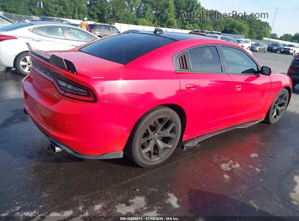 2C3CDXCT4GH247273 2016 DODGE CHARGER Red Trasero derecho