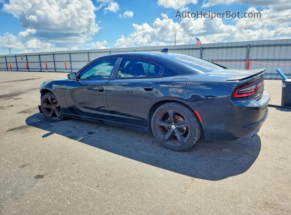 2C3CDXCT4GH251162 2016 DODGE CHARGER Черный Задняя левая четверть