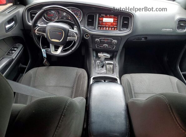 2C3CDXCT4GH346532 2016 DODGE CHARGER Red Առջևի վահանակի տեսք
