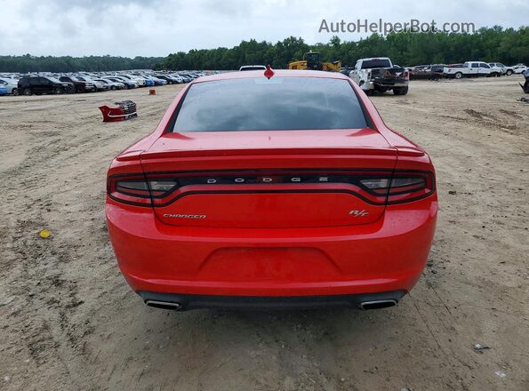2C3CDXCT4GH346532 2016 DODGE CHARGER Red Հետևի տեսք