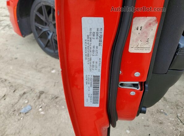 2C3CDXCT4GH346532 2016 DODGE CHARGER Red Շարժիչի բաժամունքի տեսք