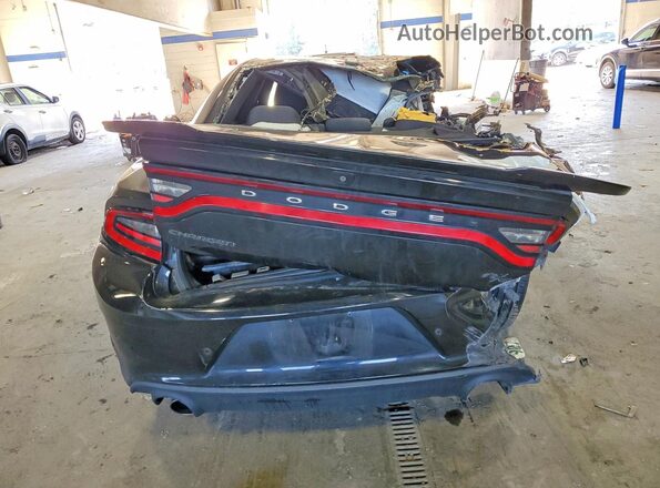2C3CDXCT4KH552670 2019 DODGE CHARGER Black Հետևի տեսք