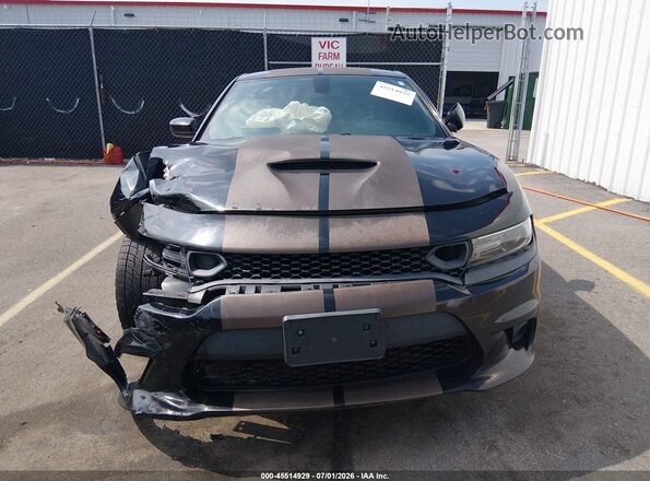 2C3CDXCT4KH575303 2019 DODGE CHARGER Black ხელსაწყოთა პანელის ხედი