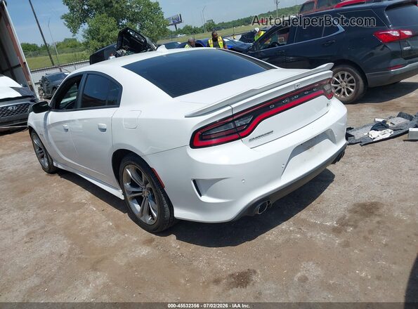2C3CDXCT4LH131274 2020 DODGE CHARGER White Trasero izquierdo