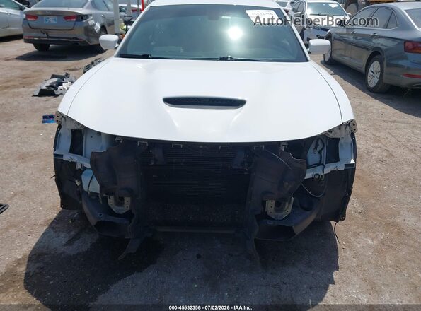 2C3CDXCT4LH131274 2020 DODGE CHARGER White Vista interior trasera