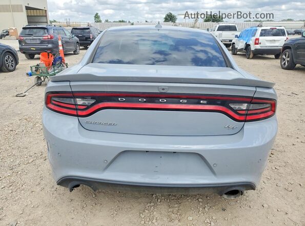 2C3CDXCT4MH584408 2021 DODGE CHARGER Gray Rear view