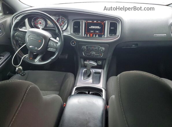 2C3CDXCT4MH584408 2021 DODGE CHARGER Gray Dashboard view