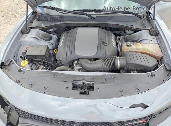 2C3CDXCT4MH584408 2021 DODGE CHARGER Gray Rear interior view