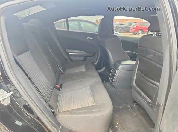 2C3CDXCT4MH613115 2021 DODGE CHARGER Black Vista de los asientos traseros