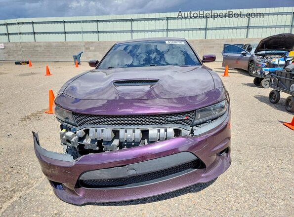 2C3CDXCT4NH189713 2022 DODGE CHARGER Purple Դիմացի տեսք