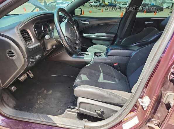 2C3CDXCT4NH189713 2022 DODGE CHARGER Purple Սալոնի դիմացի տեսք