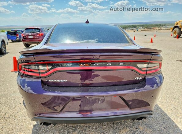 2C3CDXCT4NH189713 2022 DODGE CHARGER Purple Հետևի տեսք