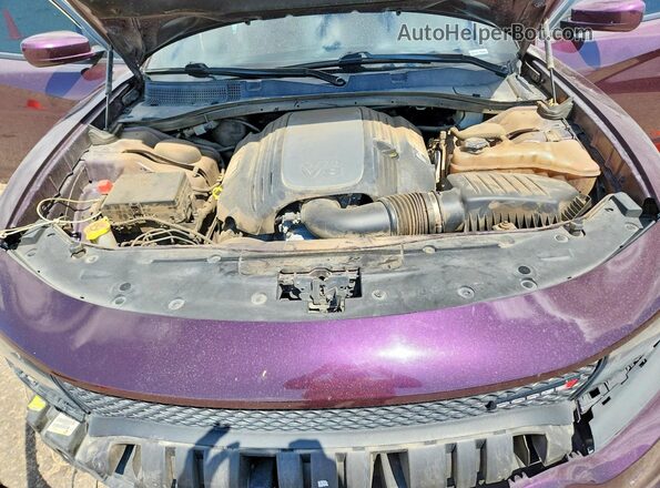 2C3CDXCT4NH189713 2022 DODGE CHARGER Purple Սալոնի հետևի տեսք