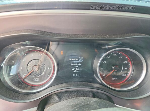2C3CDXCT4NH189713 2022 DODGE CHARGER Purple Սարքավորումների վահանակի տեսք